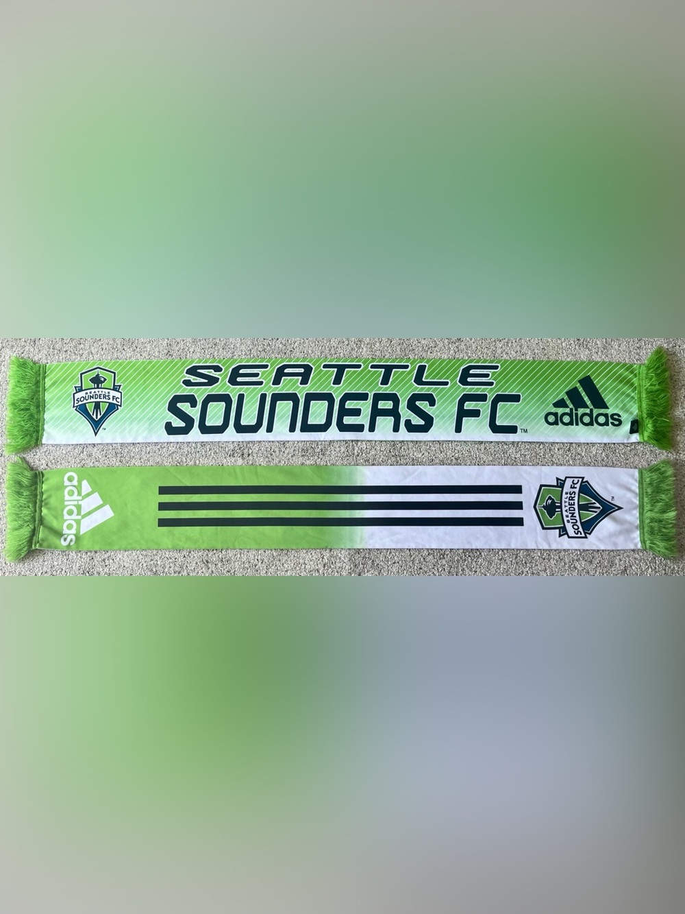 Seattle Sounders Retro Logo Adidas Soccer Scarf